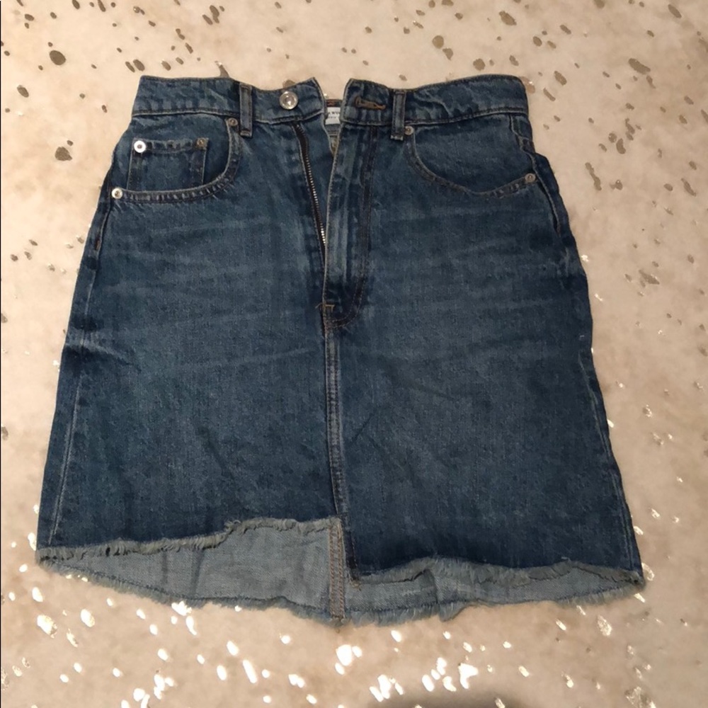 Zara denim skirt